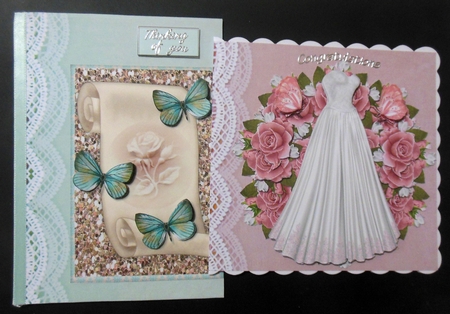 Vintage Pastel Washed Tea Lace Edge Scapbooking Paper Kit by Hazel Sumner