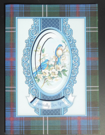 Tartan 7 Background Sheet by Hazel Sumner
