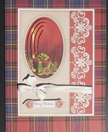 Tartan 13 Background Sheet by Hazel Sumner