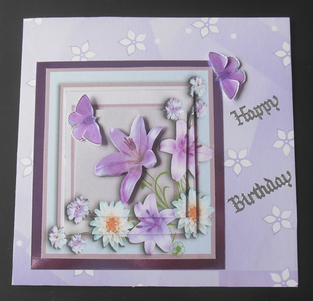 Fairy Flowers Scrapbooking Paper Set by Hazel Sumner
