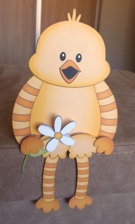 3D on the Shelf Card Kit - Cute Little Chick Quackers by Hazel Sumner