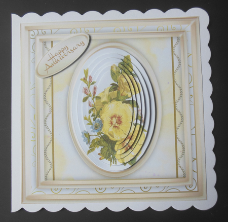 8x8 Mini Kit Yellow , Pyramid  by Hazel Sumner