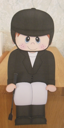 3D On the Shelf Card Kit - Little Pony Rider Jamison by Hazel Sumner