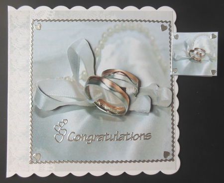 Tying The Knot 49 - Weddings & Handfastings - 3D Decoupage + Matching Insert & Tag  by Hazel Sumner