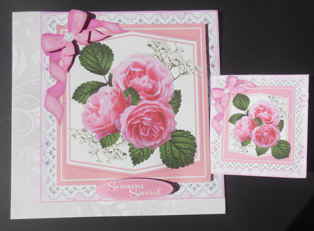 Beautiful Pink roses with Babys Braeth  by Hazel Sumner