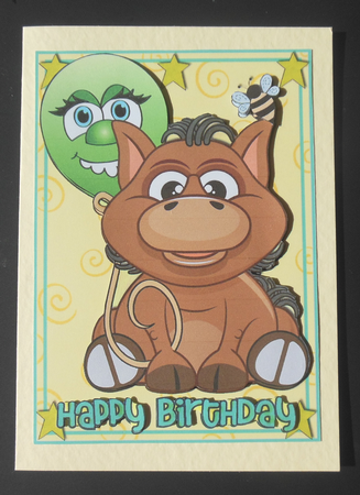 Happy Birthday - Little Pony by Hazel Sumner