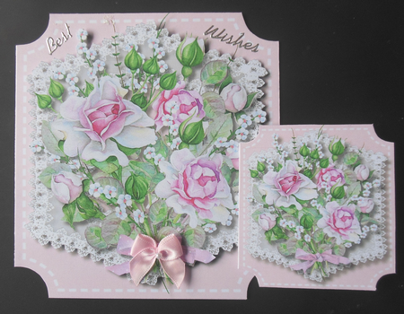 Lovely Bouquet of Pink Roses  by Hazel Sumner
