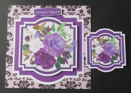 Posy of Romance Roses  by Hazel Sumner