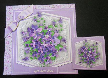 Beautiful Violets for Someone Special by Hazel Sumner