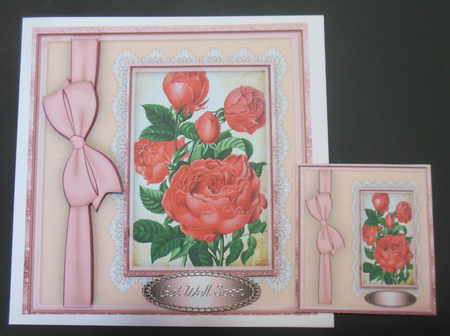 Beautiful Roses and Side Bow  1 by Hazel Sumner