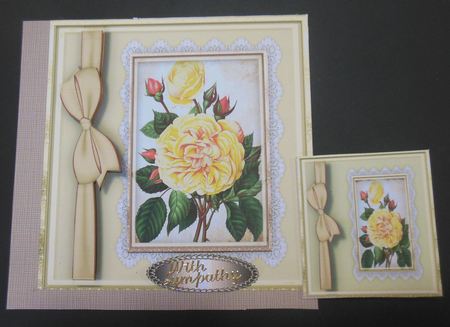 Beautiful Yellow  Roses and Side Bow  2 by Hazel Sumner