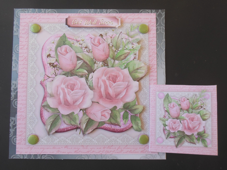 Beautiful Roses in a Bracket Frame  by Hazel Sumner