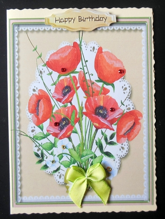 Beautiful Flower Topper With Verse 3 by Hazel Sumner