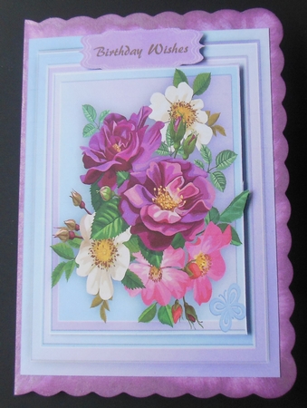 Print, Cut, and Fold,Mixed Flowers  by Hazel Sumner