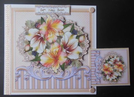 Beautiful Summer Lillys and Berrys  by Hazel Sumner