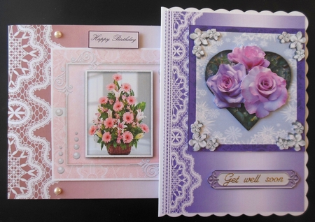 Lace background mat dolly designer resource  by Hazel Sumner