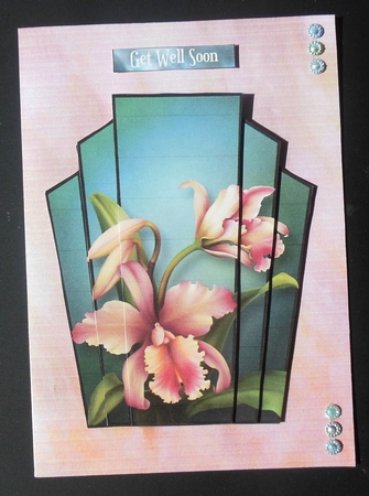 Art Deco Stacker - Aloha Orchids by Hazel Sumner