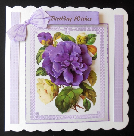 Assorted toppers and accessories  - big bloom - purple by Hazel Sumner