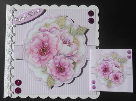 Beautiful Cerise  Roses by Hazel Sumner