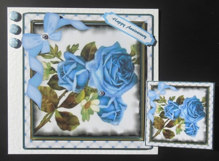 Beautiful Blue Roses  by Hazel Sumner