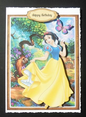 Snow White Card Front Sheet 2 by Hazel Sumner