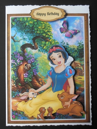 Snow White Card Front Sheet 7 by Hazel Sumner