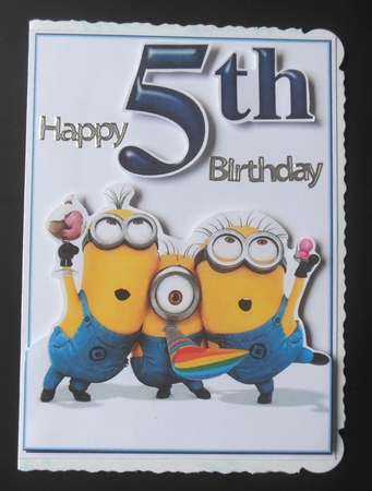 Minions 3 A5 Quick Card by Hazel Sumner