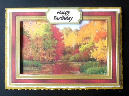 Autumn Fall Paint Effect 5 by Hazel Sumner