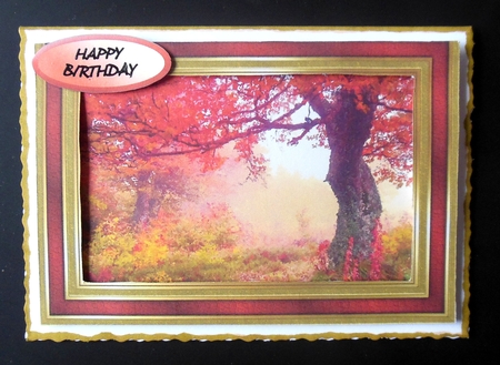 Autumn Fall Paint Effect 10 by Hazel Sumner