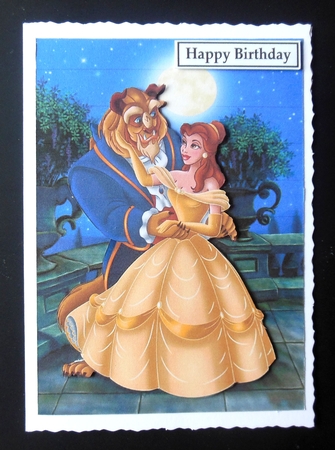 Beauty and the Beast Dancing by Hazel Sumner