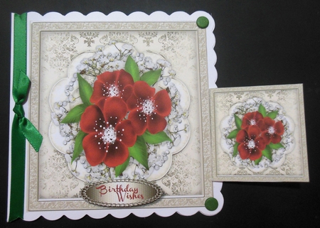 Beautiful Red Fantasy Flowers  by Hazel Sumner