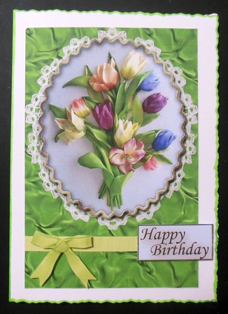 Birthday Floral Quick card by Hazel Sumner