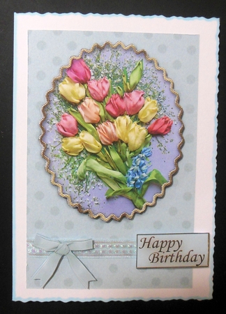 Birthday Floral Quick card by Hazel Sumner