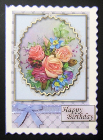 Birthday Floral Quick card by Hazel Sumner