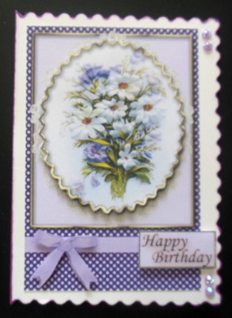 Birthday Floral Quick card by Hazel Sumner