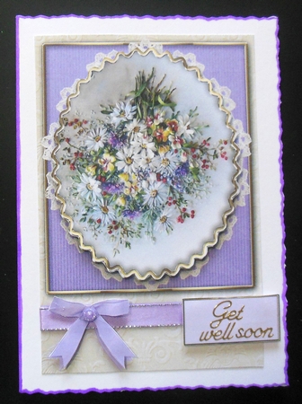 Birthday Floral Quick card by Hazel Sumner