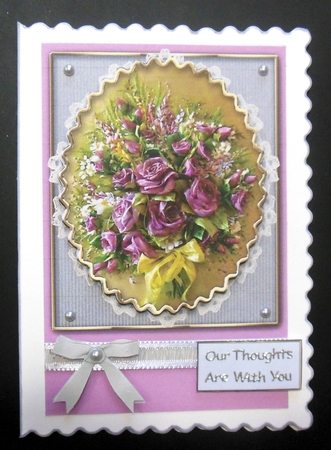 Birthday Floral Quick card by Hazel Sumner