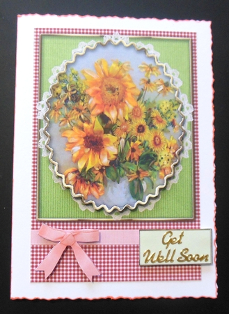 Birthday Floral Quick card by Hazel Sumner