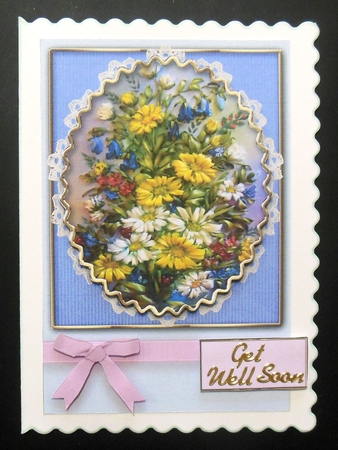 Birthday Floral Quick card by Hazel Sumner
