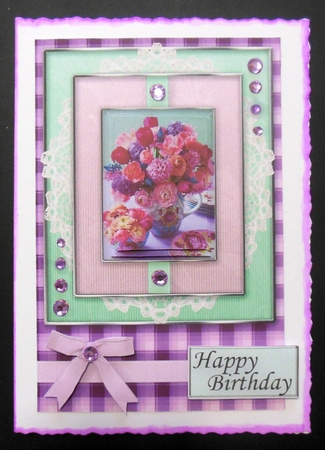 Shabby Chic Quick Card by Hazel Sumner