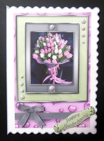Birthday with love Quick Card by Hazel Sumner