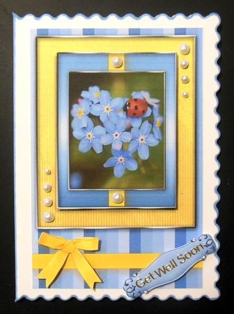 Birthday with love Quick Card by Hazel Sumner