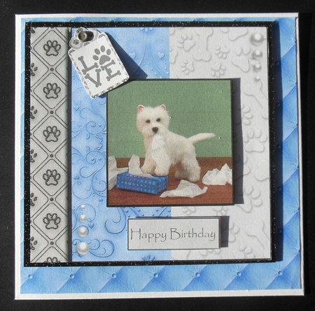 Dogs leave paw prints on your heart  by Hazel Sumner