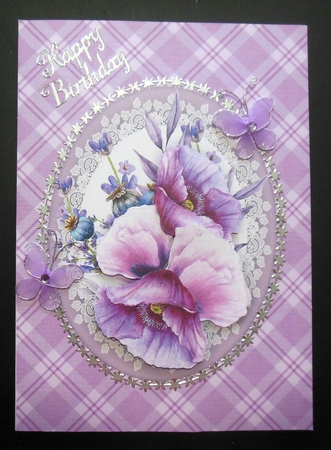 Stunning Violetta Poppya topper  by Hazel Sumner