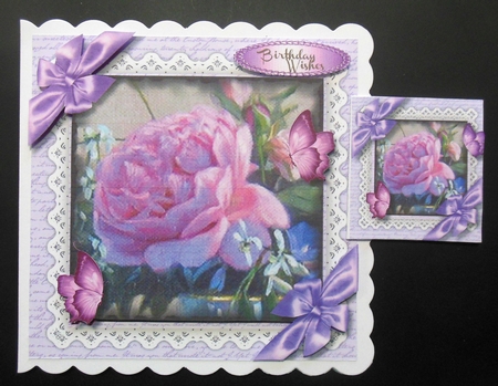 Beautiful Butterflys and Roses 6 by Hazel Sumner