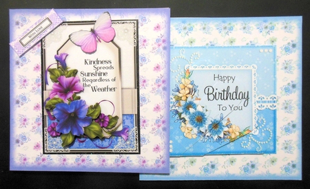 DESIGNER RESOURCES Square Floral Backgrounds by Hazel Sumner