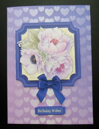 Shimmer Hearts Background Sheet by Hazel Sumner