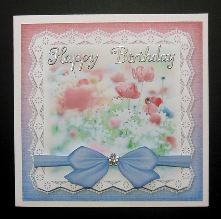 Flowers and Lace 1 by Hazel Sumner