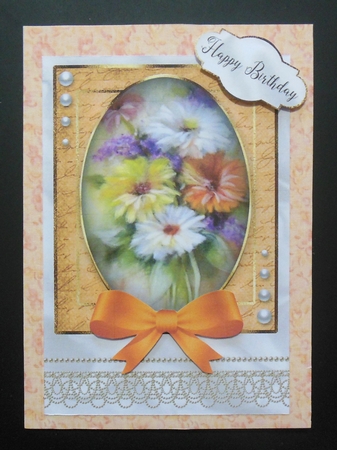 Happy Birthday Floral card by Hazel Sumner
