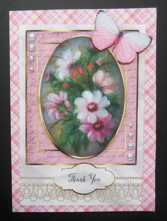 Happy Birthday Floral card by Hazel Sumner